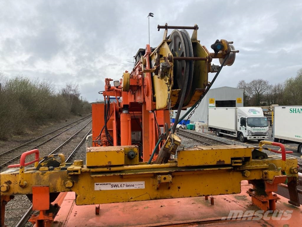 Cowans Sheldon TRM Tracklayer rail Crane grue Održavanje železničkih pruga