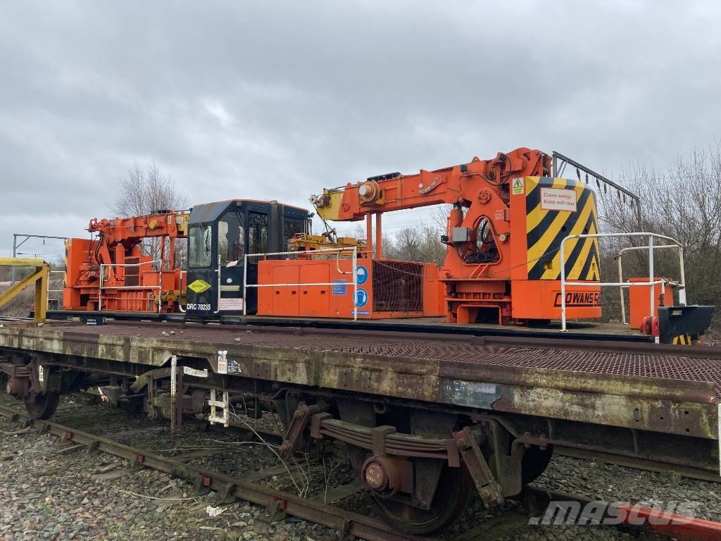 Cowans Sheldon TRM Tracklayer rail Crane grue Održavanje železničkih pruga