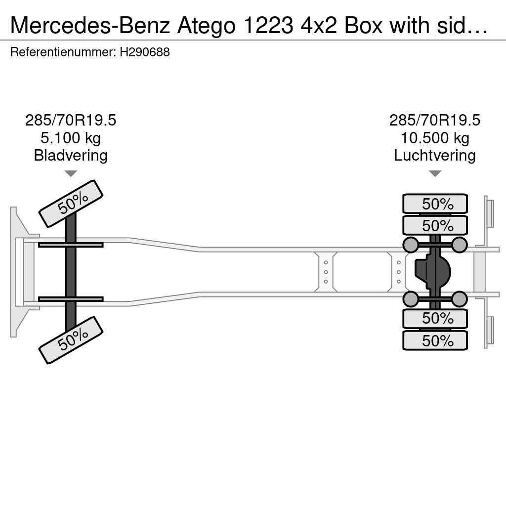 Mercedes-Benz Atego 1223 4x2 Box with sidedoors - Loadlift - Eur Caminhões baú