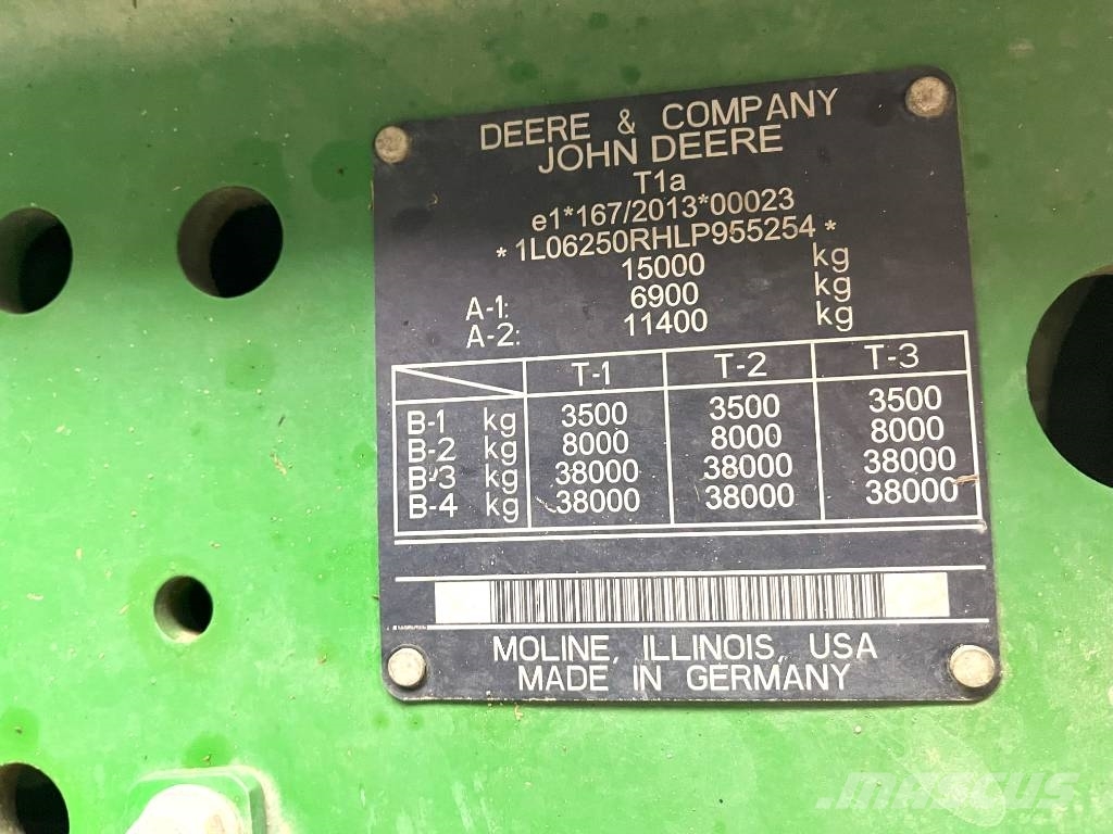 John Deere 6250 R Трактора