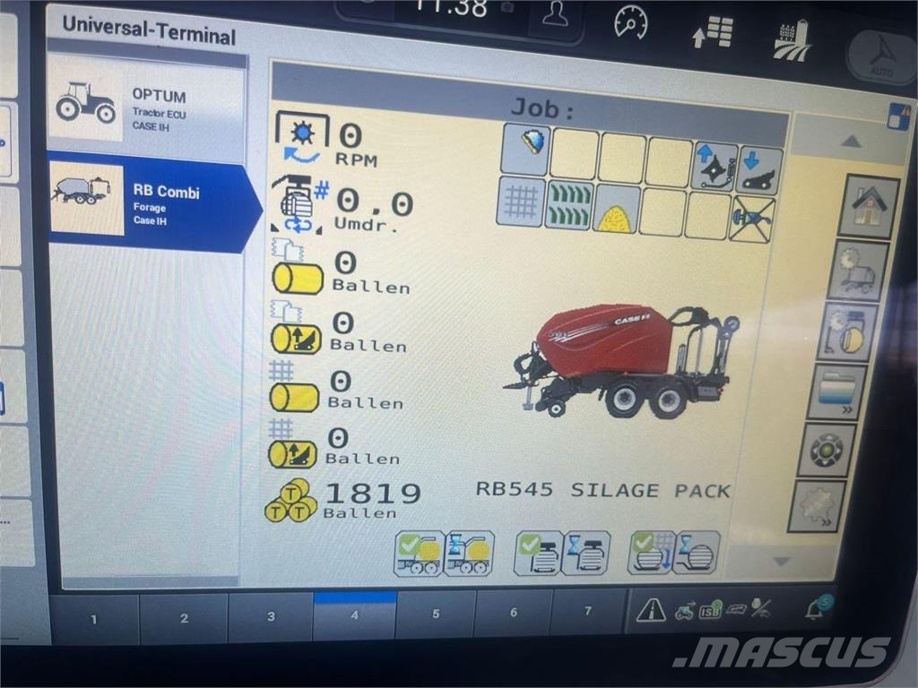 Case IH RB 545 Silage Pack Πρέσες κυλινδρικών δεμάτων