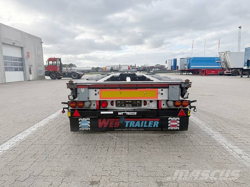WEB TRAILER 3 axle Container chassis / Wechselfahrgestell Containerauflieger