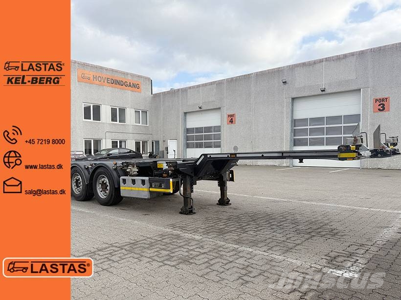 WEB TRAILER 3 axle Container chassis / Wechselfahrgestell Containerauflieger