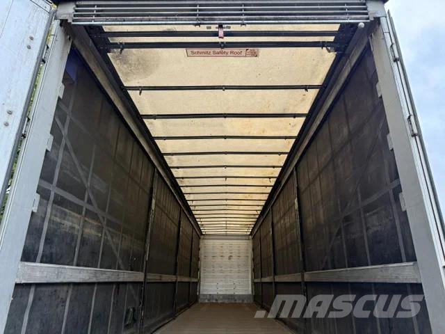Schmitz Cargobull Mega / Edscha / Hubdach Semi-reboques com cortinas laterais