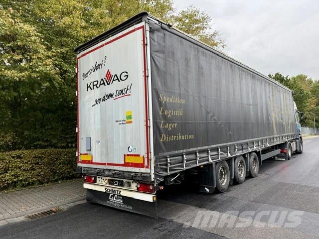 Schmitz Cargobull Mega / Edscha / Hubdach Semi-reboques com cortinas laterais