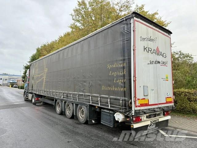 Schmitz Cargobull Mega / Edscha / Hubdach Semi-reboques com cortinas laterais
