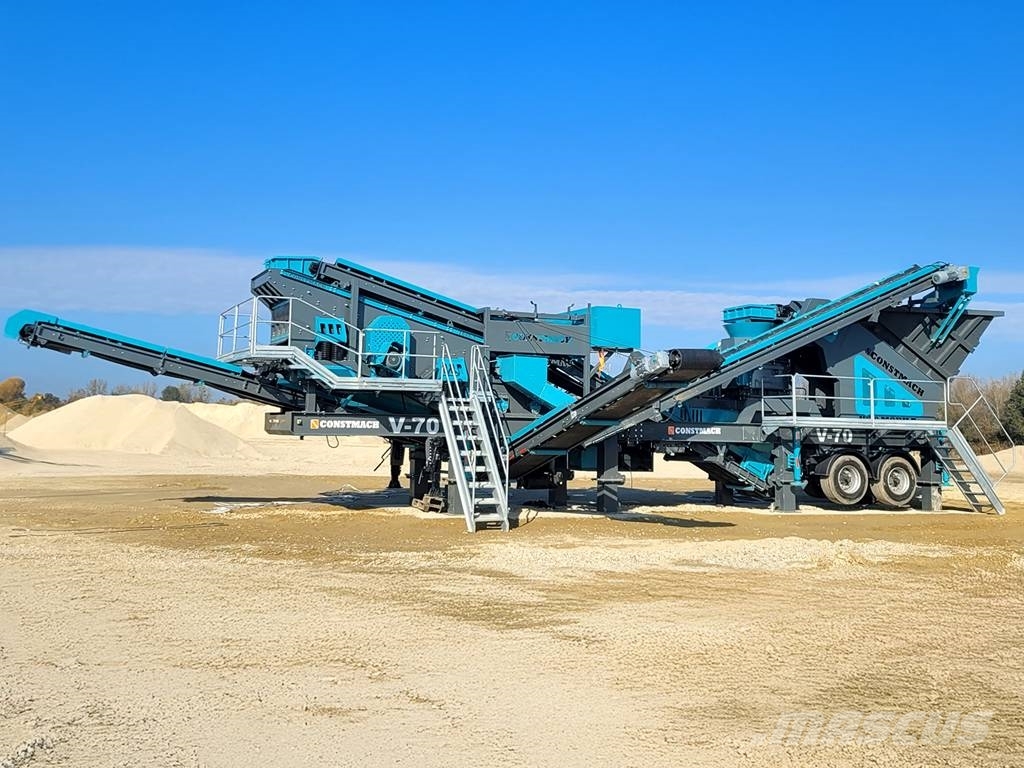 Constmach Mobile Vertical Shaft Impact Crusher Plant 150 TPH Mobil törőgépek