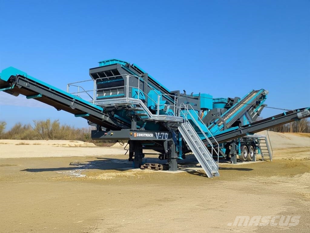 Constmach Mobile Vertical Shaft Impact Crusher Plant 150 TPH Mobil törőgépek