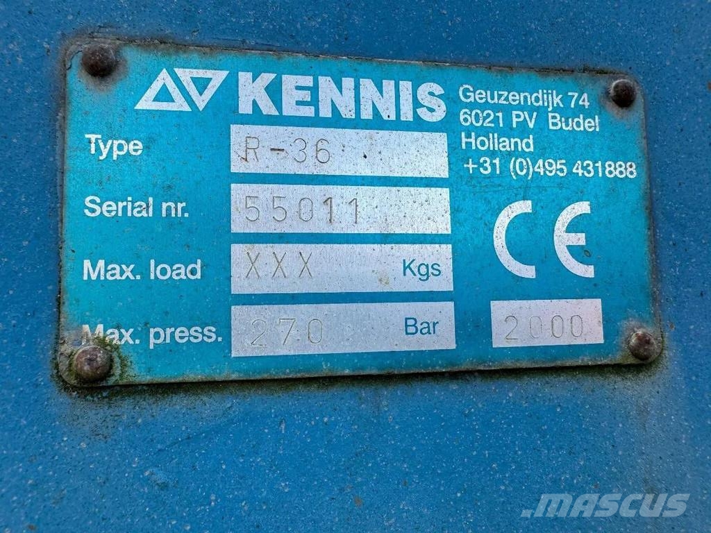 Floor FLO 17 30 H2 KENNIS R-36 DRUM BRAKES Semirremolques de plataformas planas/laterales abatibles
