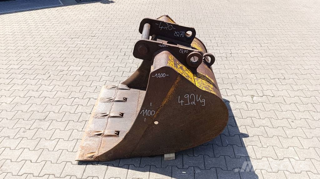  Tieflöffel Festanbau für SW48 1200 mm gebraucht جرافات عكسية