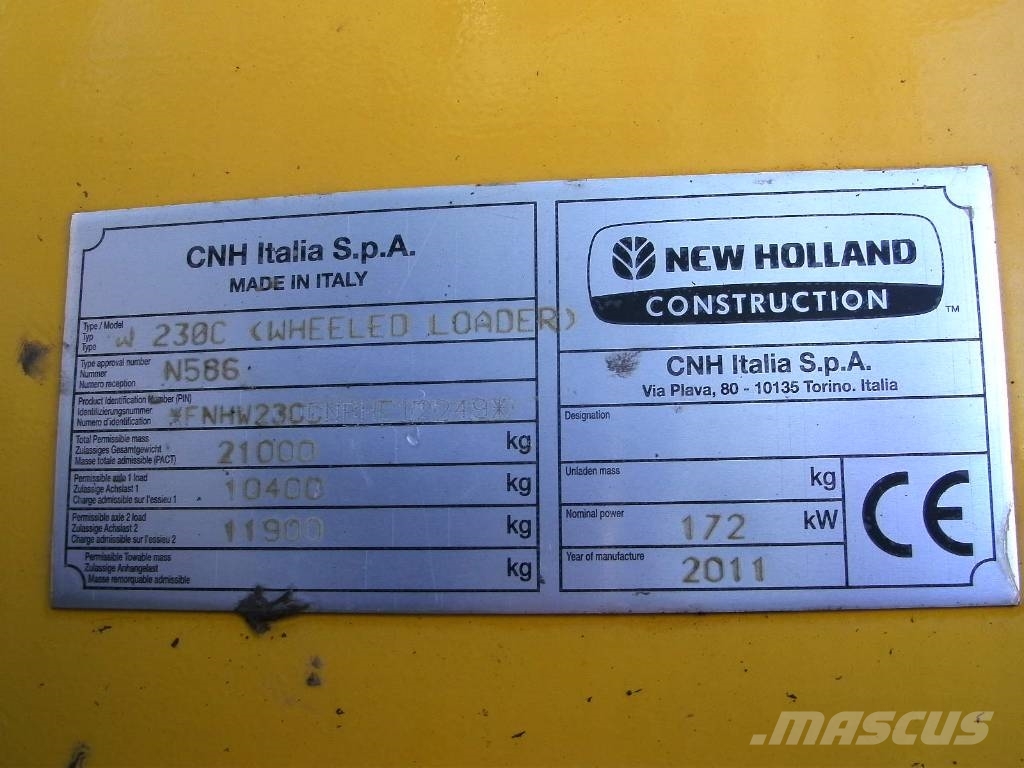 New Holland W 230 C Radlader