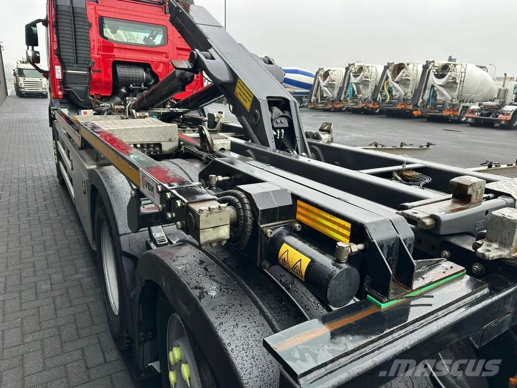 Volvo FM 430 6X2 + SCHADE/DAMAGE/UNFALL/HAAKARMSYSTEEM/A شاحنات الرافعات الخطافية