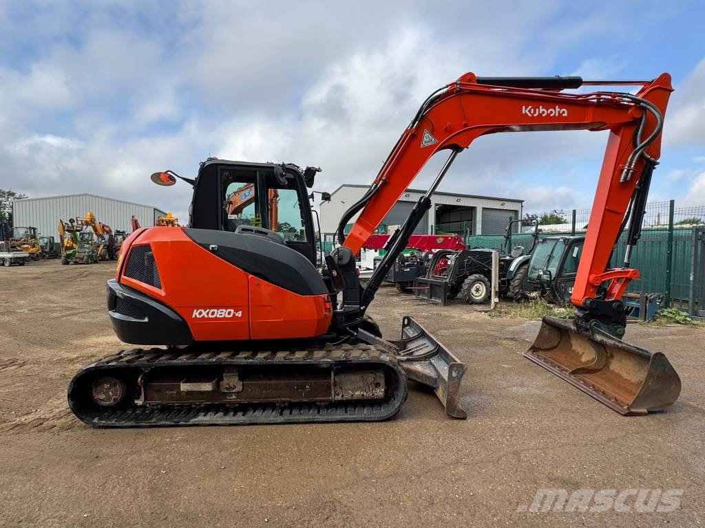 Kubota KX 080-4 Minibagger < 7t