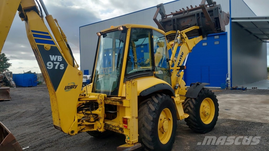 Komatsu WB 97 S-2 لوادر ذات جرافات عكسية