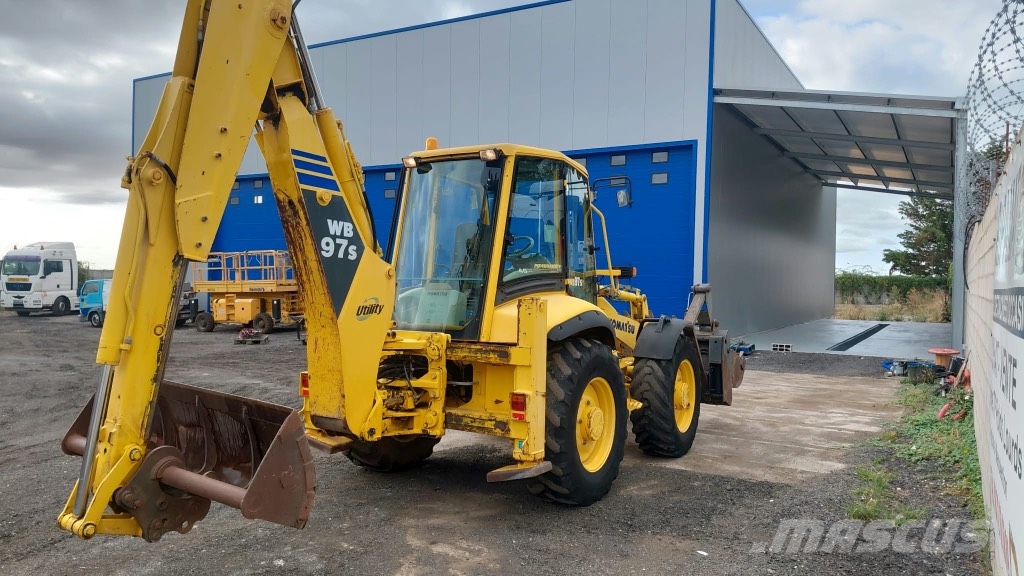Komatsu WB 97 S-2 لوادر ذات جرافات عكسية