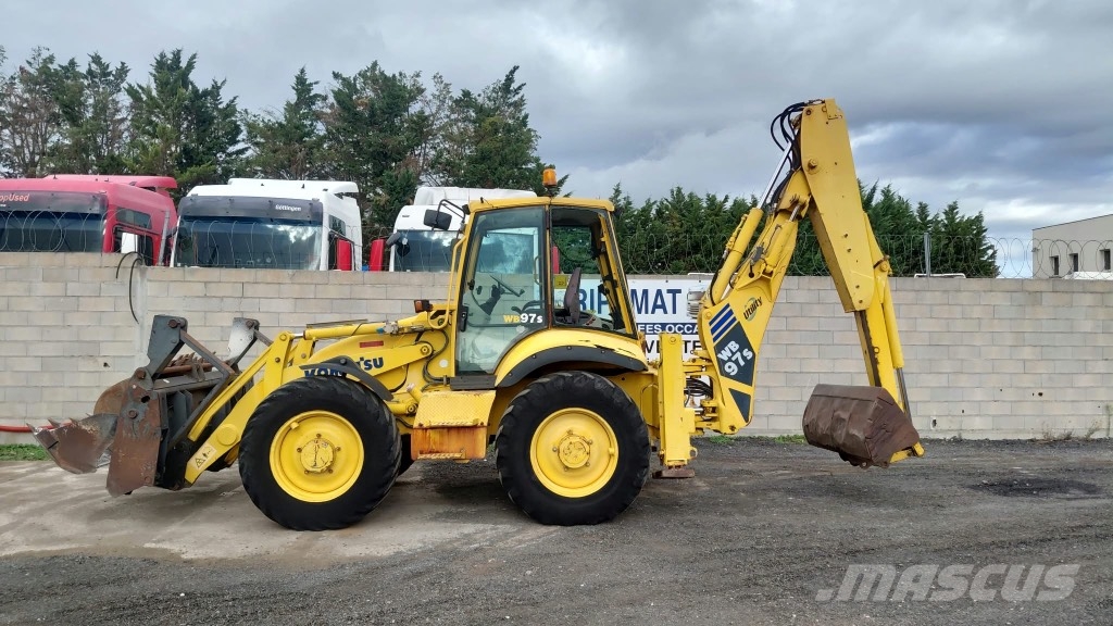 Komatsu WB 97 S-2 لوادر ذات جرافات عكسية