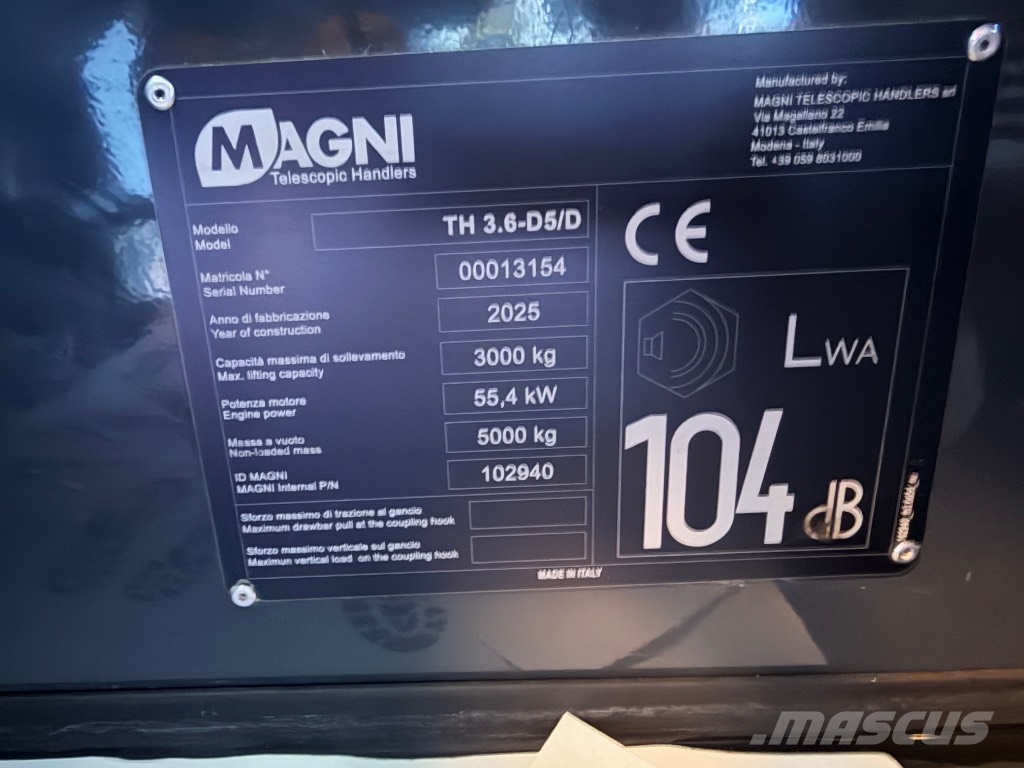Magni TH 3.6 DEMO Teleskoplastare Kurottajat