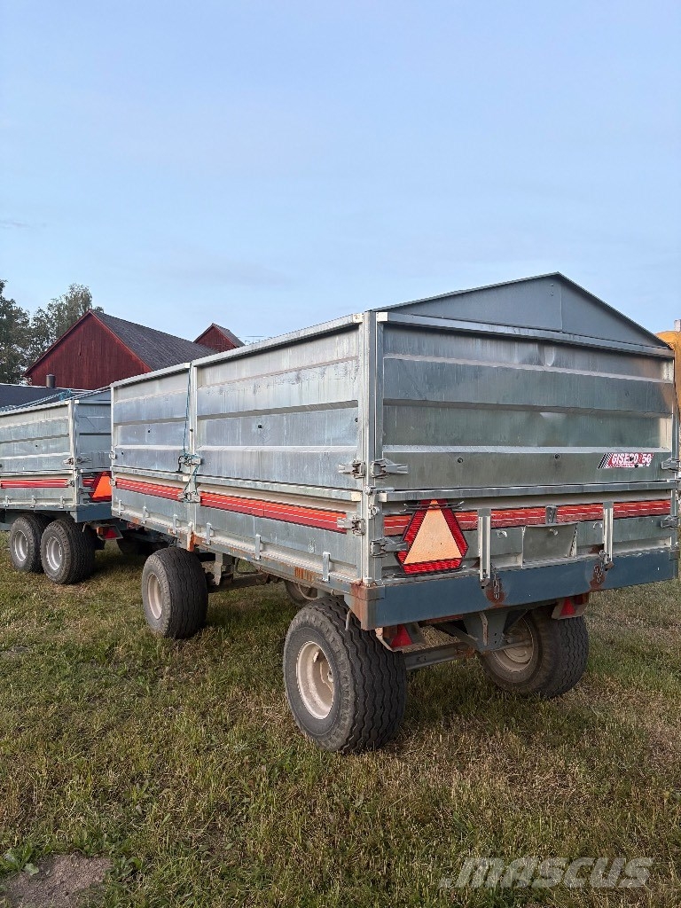Gisebo Spannmålsekipage 10 + 10 ton مقطورة حبوب