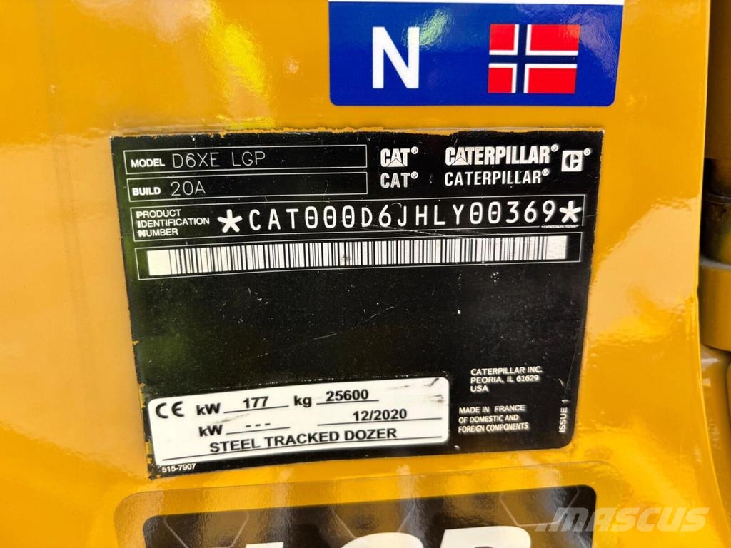 CAT D6XE LGP Tratores de esteira