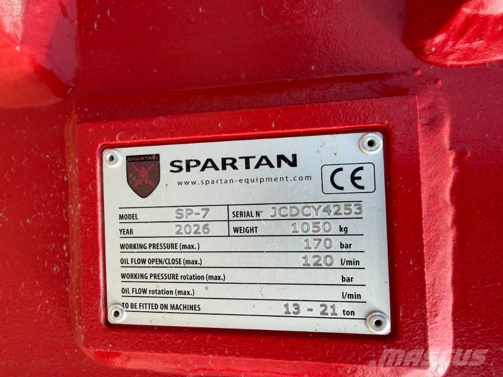 Spartan SP-7 Demolition hammer Machine weight 13-21 ton Hammers / Breakers