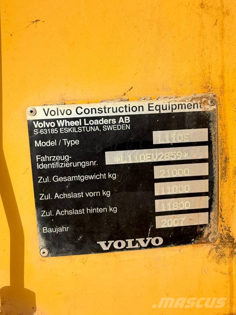 Volvo L 110 E Iekrāvēji uz riteņiem