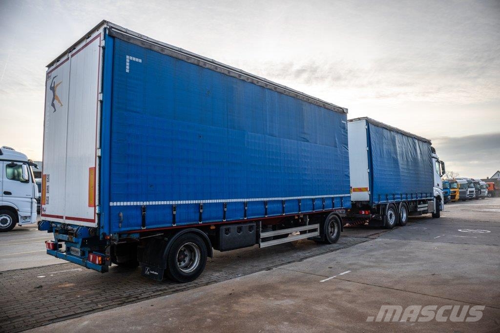 Mercedes-Benz ACTROS 2548-6x2+VOITH شاحنات بغطاء جانبي