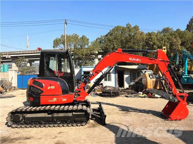 Kubota U 55 Mini ekskavatörler, 7 tona dek
