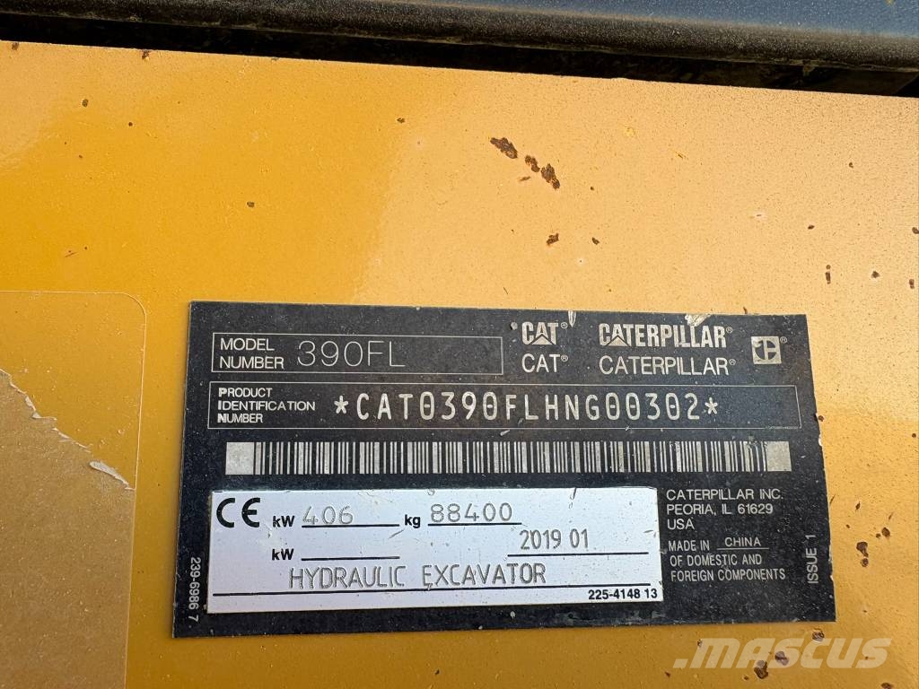 CAT 390 F L Koparki gąsienicowe