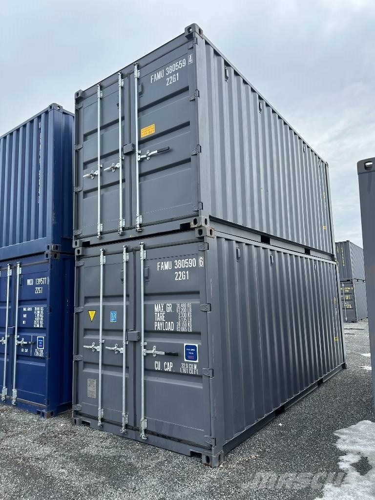 Sjöfartscontainer 20fot dubbla dörrar ny 20fots co Shipping containers