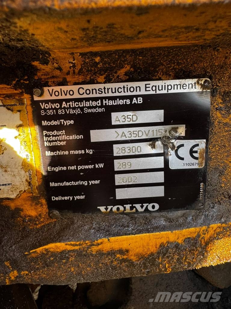 Volvo A 35 D Kloubové dempry