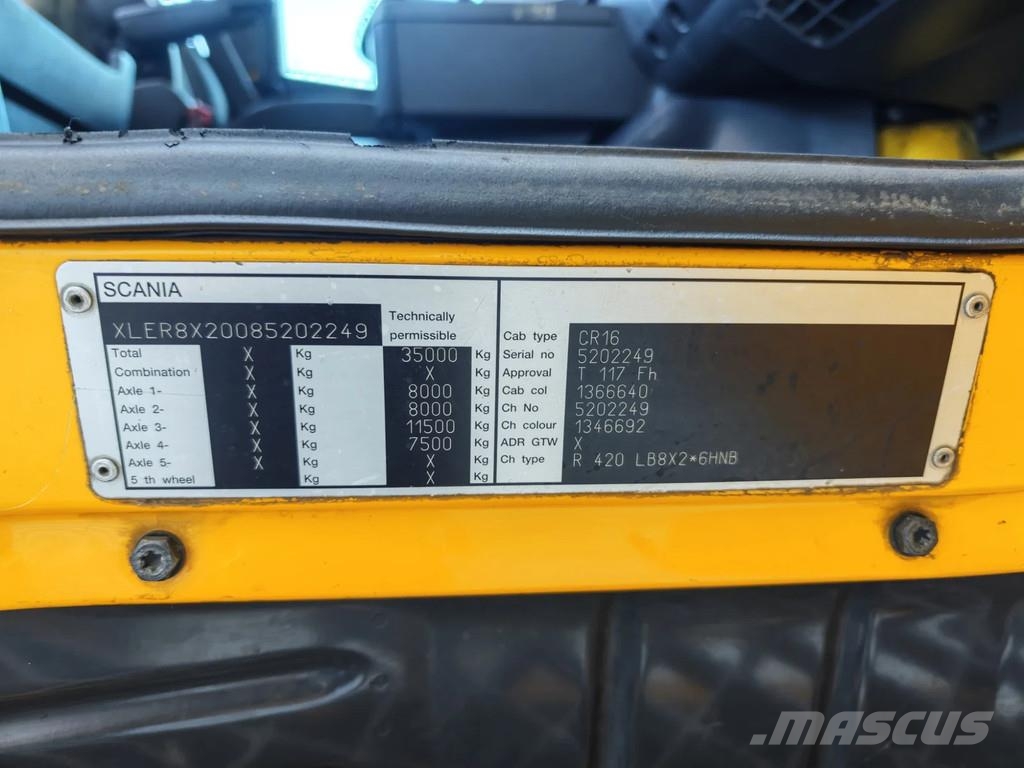 Scania R420 8x2 Beko مركبات النقل