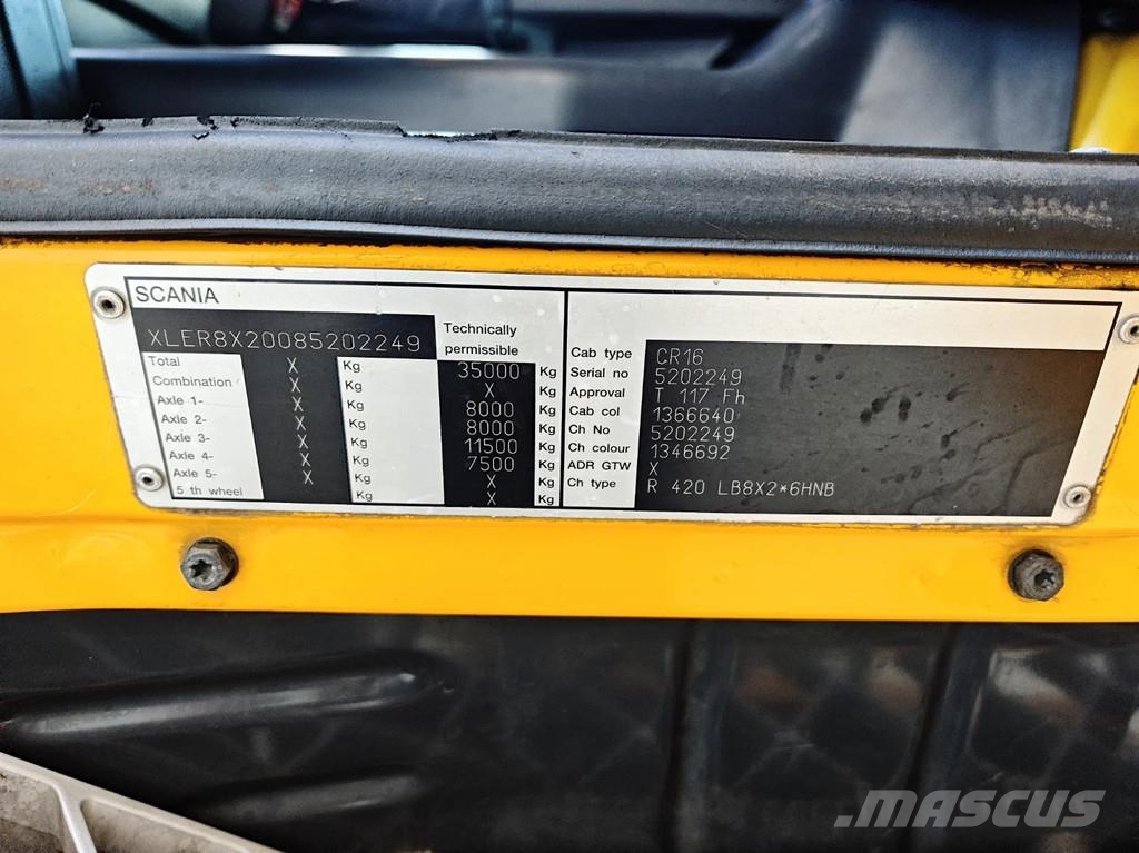 Scania R420 8x2 Beko مركبات النقل