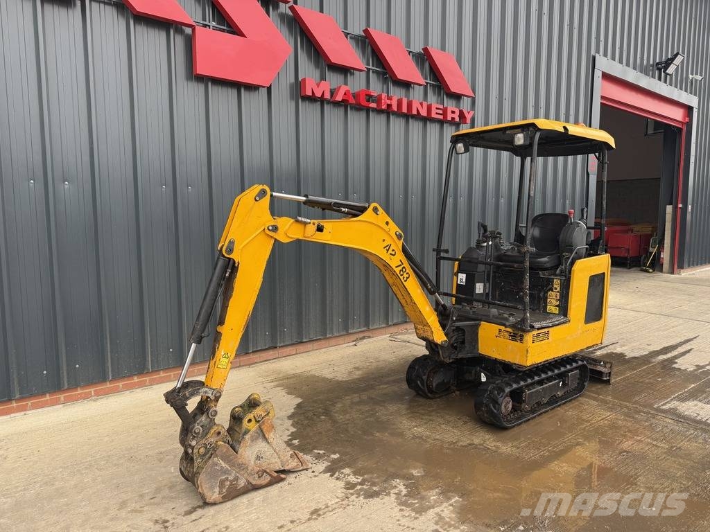 JCB 15 C-1 1.5t Mini Digger +3 Buckets +Q/H Minikaivukoneet < 7t