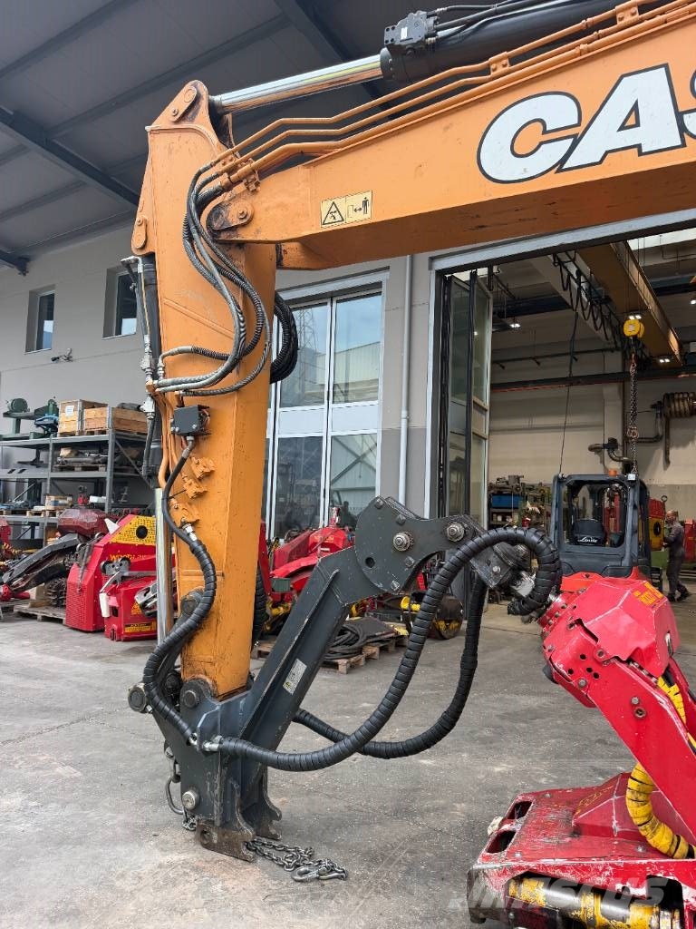 CASE mit Harvesterkopf Woody CX245D SR + Woody WH60-1 Žeriavy/Nakladače