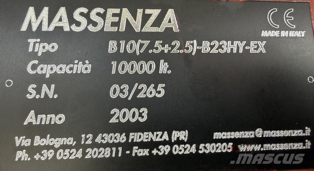 Massenza B 10 B23 HY-EX Spruzzatrici di bitume