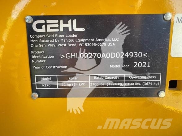 Gehl V270 Skid steer mini utovarivači