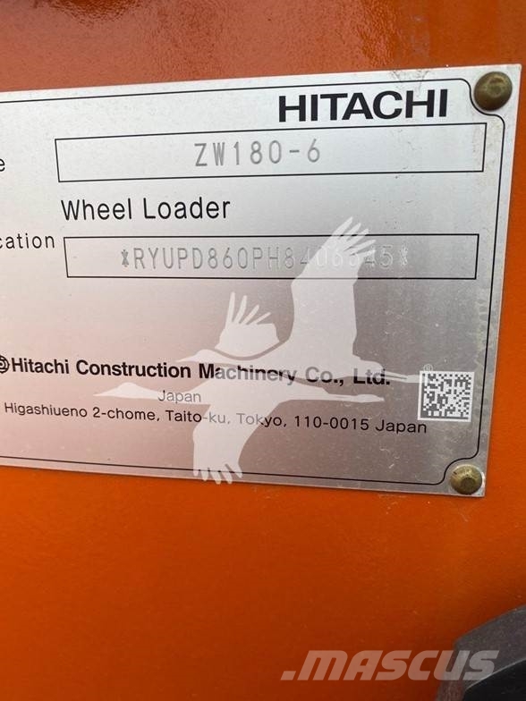 Hitachi ZW180-6 Kolesni nakladalci