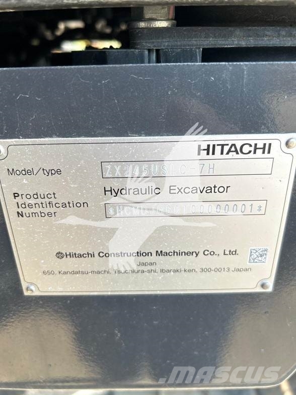 Hitachi ZX245US LC-7 حفارات زحافة