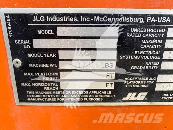 JLG 600AJ Zglobne podizne platforme