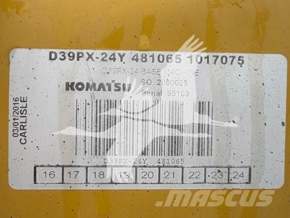 Komatsu D39PX-24 Crawler dozers