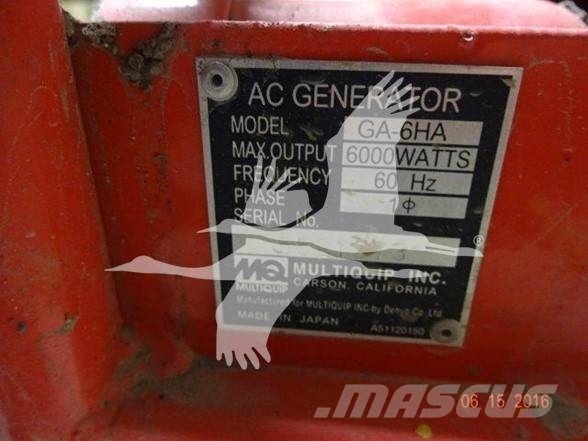 MultiQuip GA6HA Dizel agregati