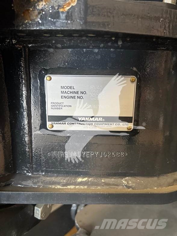 Yanmar SV40 حفارات صغيرة أقل من 7 طن (حفارات صغيرة)