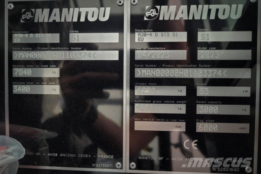 Manitou M30-4 Valid inspection, *Guarantee, Diesel, 4x4 Dr ラフターテレントラック