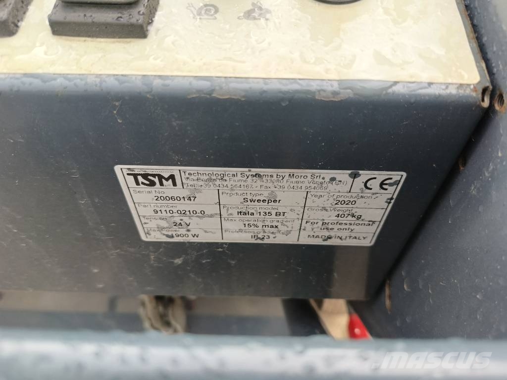 TSM Itala 135 BT street sweeper bezem 24V electric Kehrer