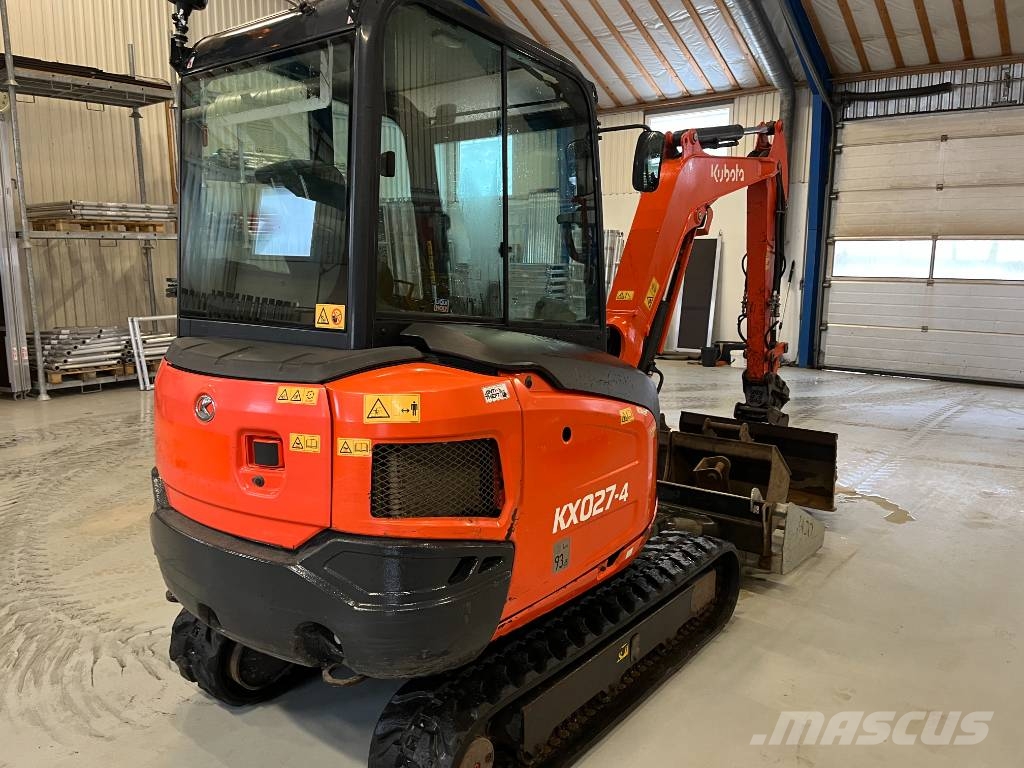 Kubota KX 027-4 Minigravemaskiner