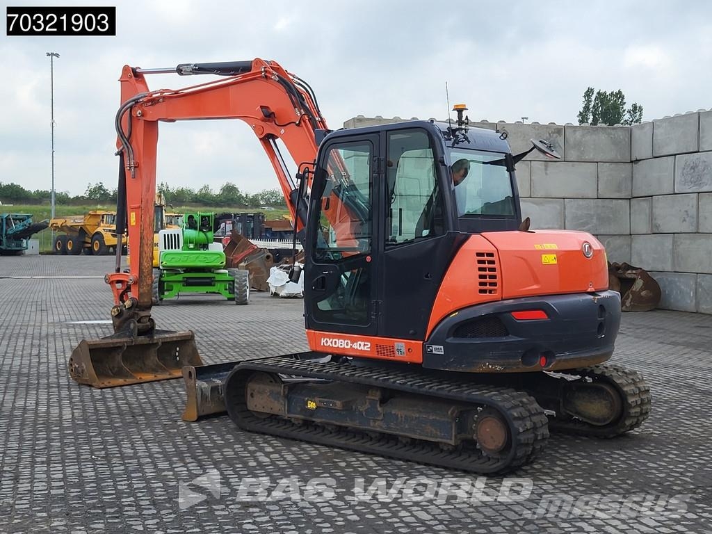 Kubota KX080 -4a2 A/C Minibagger < 7t