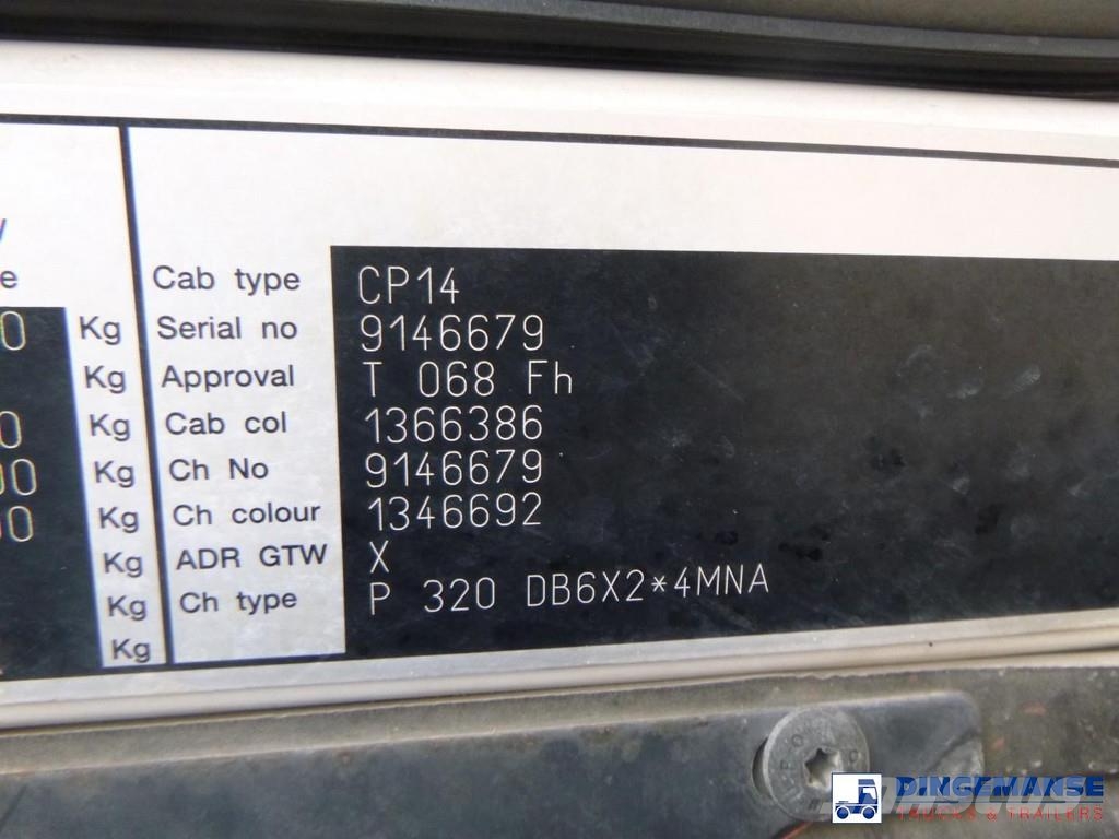 Scania P 320 DB 6X2 fuel tank 18.8 m3 / 5 comp Camiones cisternas