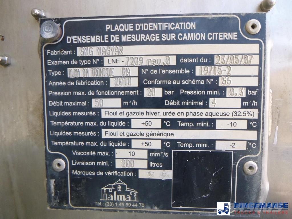 Scania P 320 DB 6X2 fuel tank 18.8 m3 / 5 comp Camiones cisternas