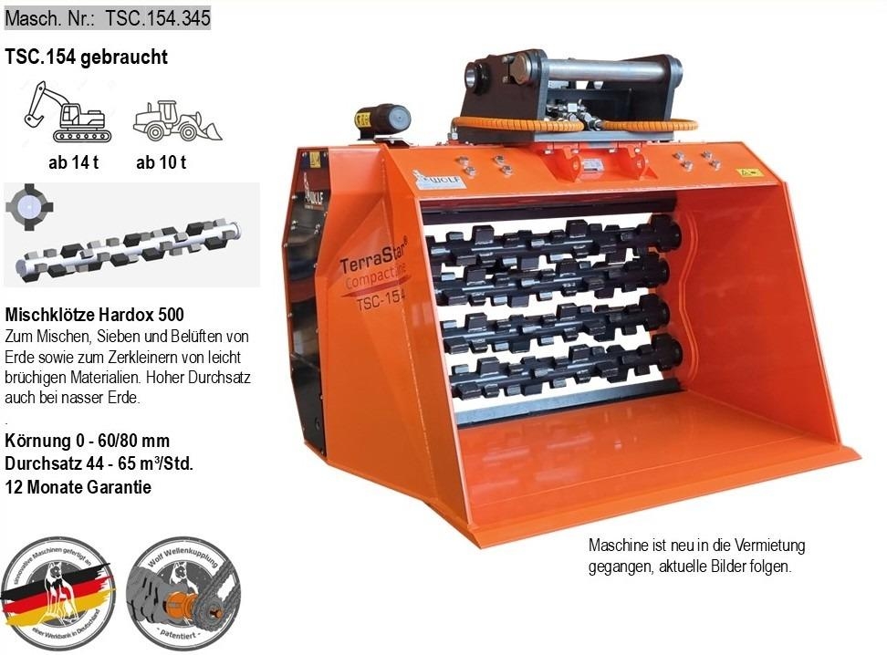 Wolf Separator Terra-Star TSC.154 ماكينات زراعية - غير ذلك