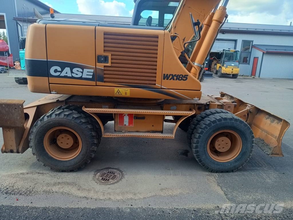 CASE WX185 KALLISTAJA+PYÖRITTÄJÄ حفارات بعجل